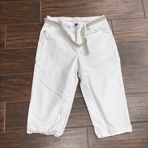 White Capri  jeans